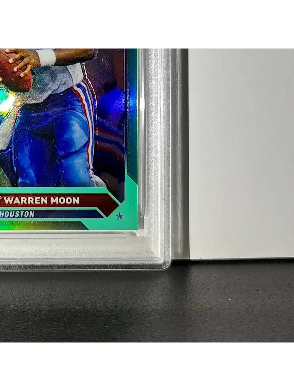 Warren Moon 2023 Topps Chrome #32 045/199 Aqua Refractor PSA 10 Gem Mint